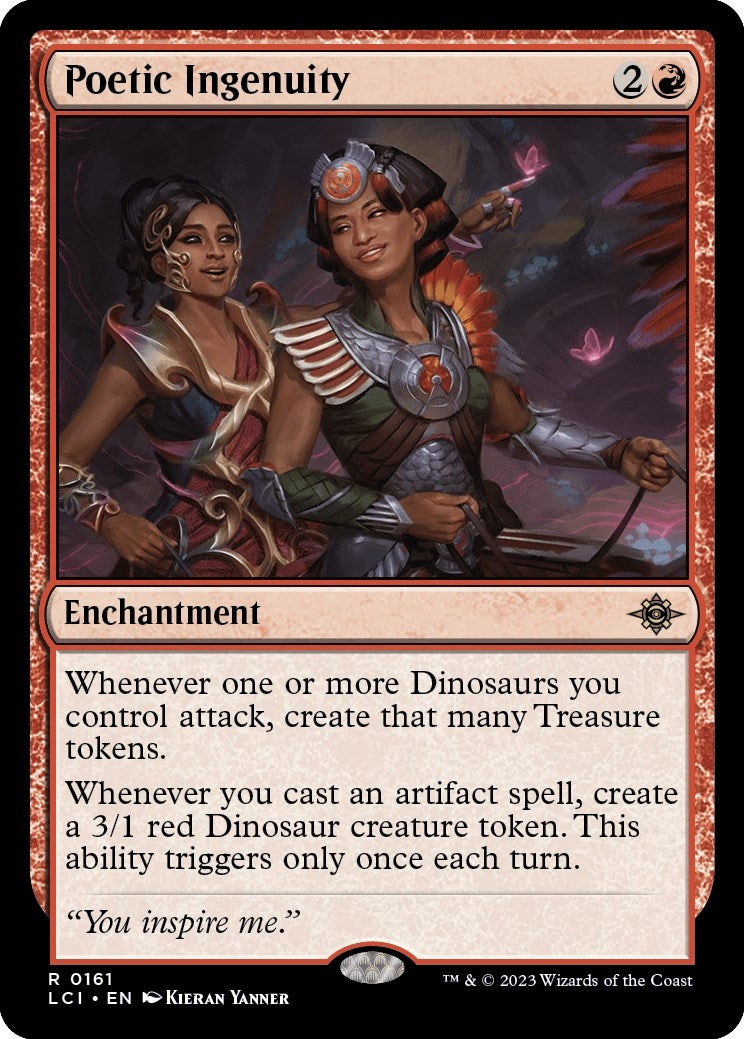 Image for Poetic Ingenuity (The Lost Caverns of Ixalan) (161) - Magic: The Gathering