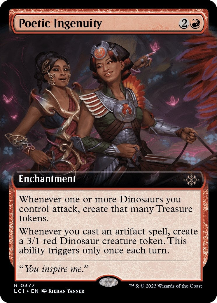 Image for Poetic Ingenuity (Extended Art) (The Lost Caverns of Ixalan) (377) - Magic: The Gathering