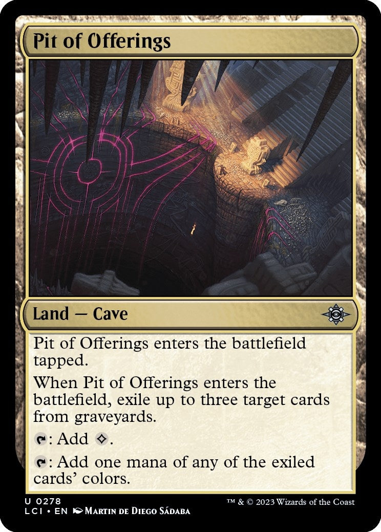 Image for Pit of Offerings (The Lost Caverns of Ixalan) (278) - Magic: The Gathering