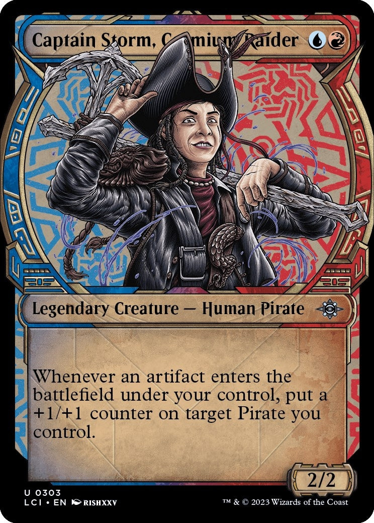 Image for Captain Storm, Cosmium Raider (Showcase) (The Lost Caverns of Ixalan) (303) - Magic: The Gathering