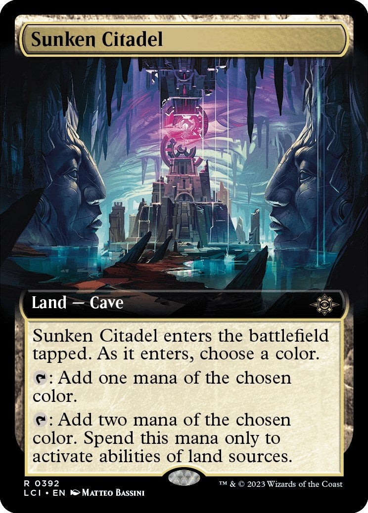 Image for Sunken Citadel (Extended Art) (The Lost Caverns of Ixalan) (392) - Magic: The Gathering