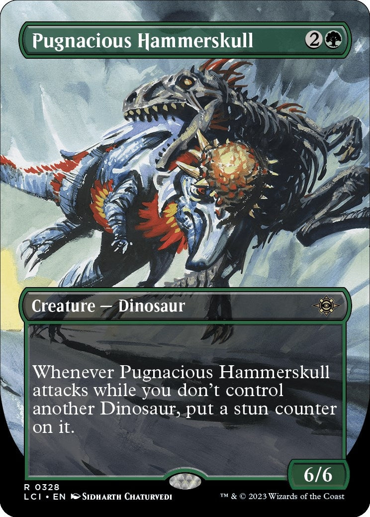 Image for Pugnacious Hammerskull (Borderless) (The Lost Caverns of Ixalan) (328) - Magic: The Gathering