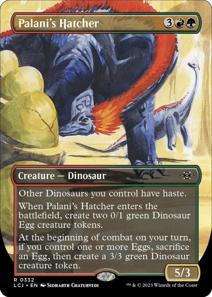 Image for Palani's Hatcher (Borderless) (The Lost Caverns of Ixalan) (332) - Magic: The Gathering