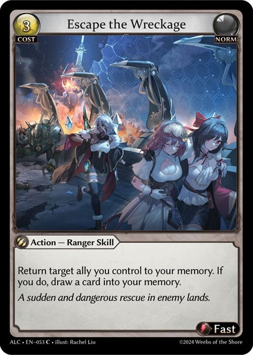 Image for Escape the Wreckage (Alchemical Revolution) (053) - Grand Archive TCG