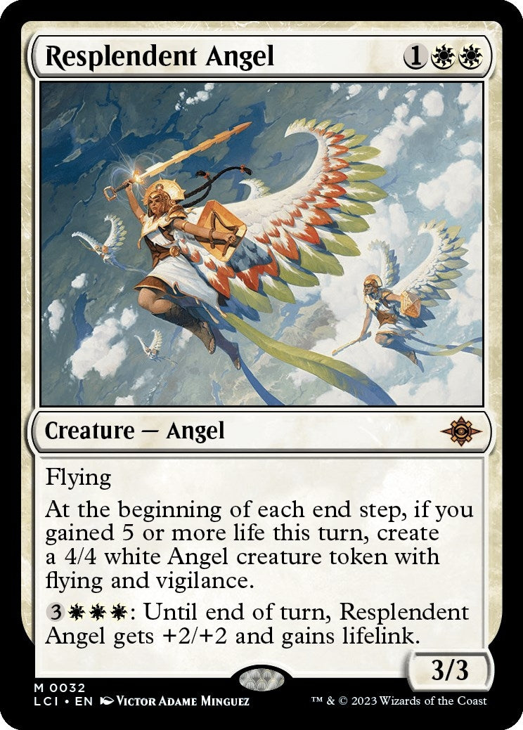 Image for Resplendent Angel (The Lost Caverns of Ixalan) (32) - Magic: The Gathering