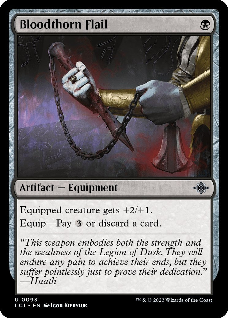 Image for Bloodthorn Flail (The Lost Caverns of Ixalan) (93) - Magic: The Gathering