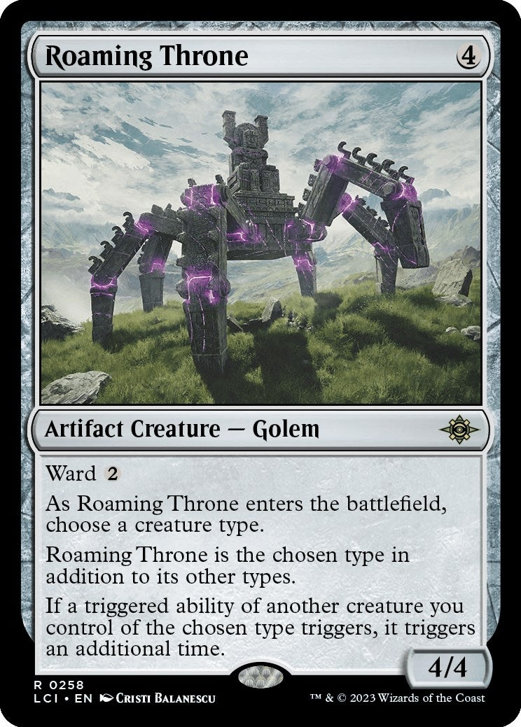Image for Roaming Throne (The Lost Caverns of Ixalan) (258) - Magic: The Gathering