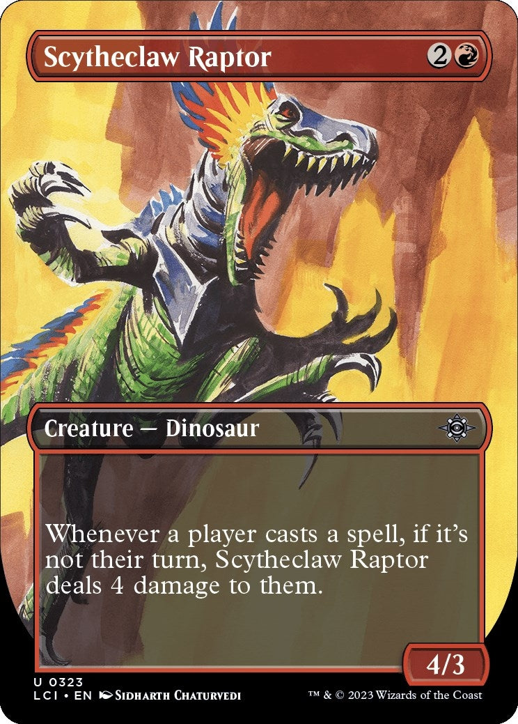 Image for Scytheclaw Raptor (Borderless) (The Lost Caverns of Ixalan) (323) - Magic: The Gathering