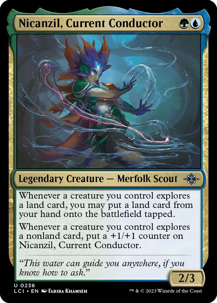 Image for Nicanzil, Current Conductor (The Lost Caverns of Ixalan) (236) - Magic: The Gathering
