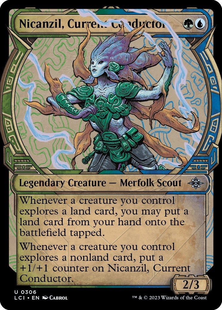 Image for Nicanzil, Current Conductor (Showcase) (The Lost Caverns of Ixalan) (306) - Magic: The Gathering