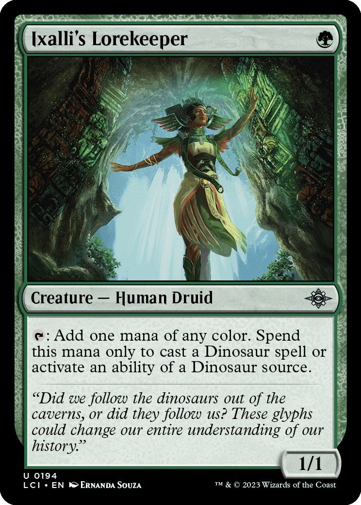 Image for Ixalli's Lorekeeper (The Lost Caverns of Ixalan) (194) - Magic: The Gathering