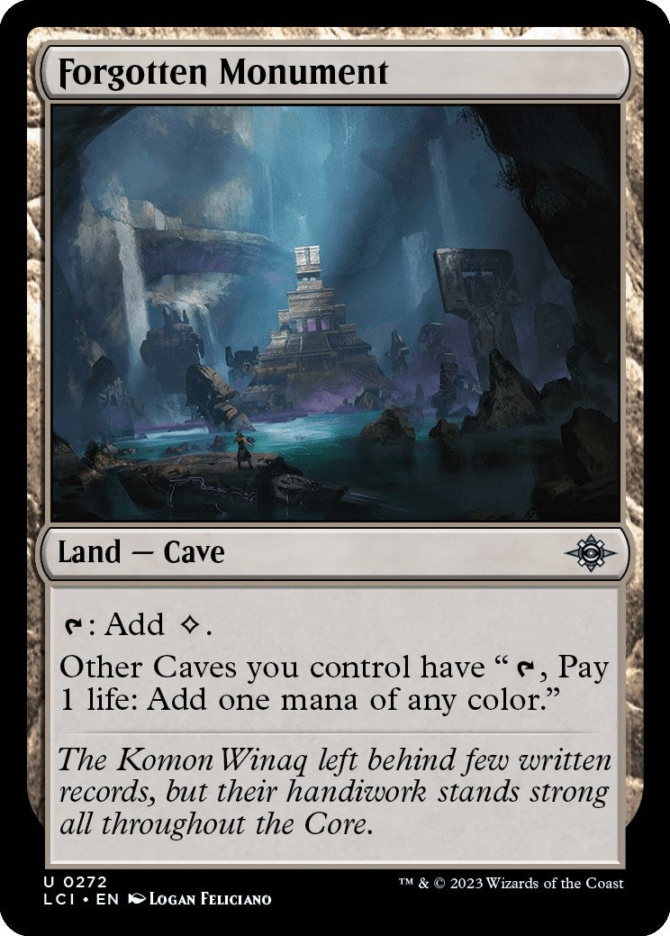 Image for Forgotten Monument (The Lost Caverns of Ixalan) (272) - Magic: The Gathering