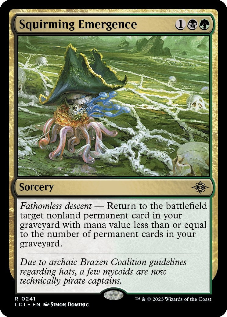 Image for Squirming Emergence (The Lost Caverns of Ixalan) (241) - Magic: The Gathering