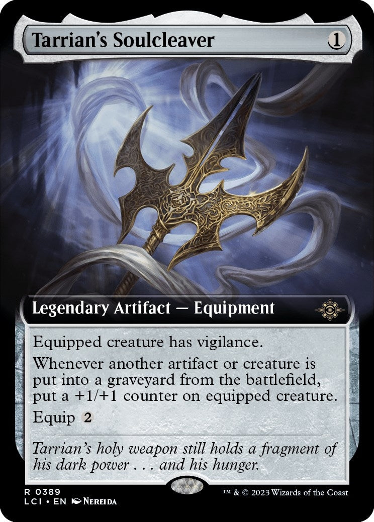 Image for Tarrian's Soulcleaver (Extended Art) (The Lost Caverns of Ixalan) (389) - Magic: The Gathering