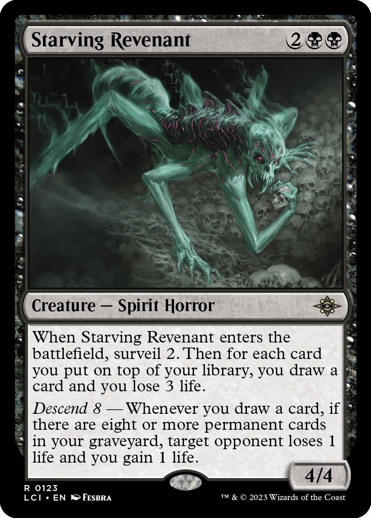 Image for Starving Revenant (The Lost Caverns of Ixalan) (123) - Magic: The Gathering