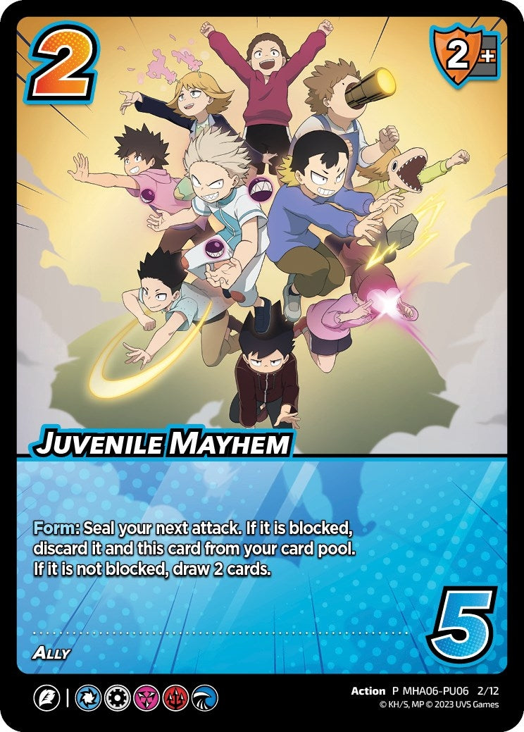 Image for Juvenile Mayhem (Plus Ultra Pack 6) (UniVersus: My Hero Academia Promo Cards) (MHA06-PU06 2/12) - UniVersus