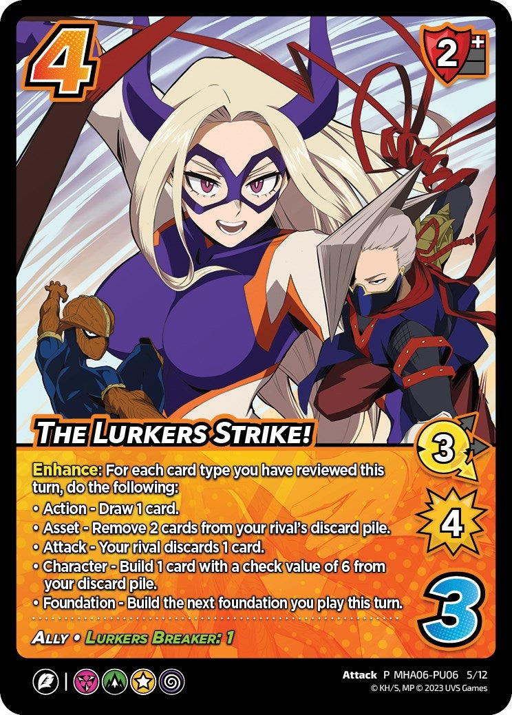 Image for The Lurkers Strike! (Plus Ultra Pack 6) (UniVersus: My Hero Academia Promo Cards) (MHA06-PU06 5/12) - UniVersus