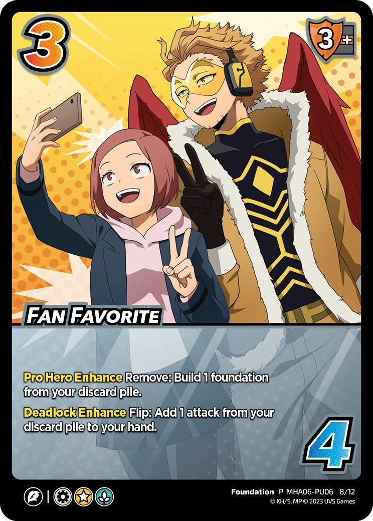 Image for Fan Favorite (Plus Ultra Pack 6) (UniVersus: My Hero Academia Promo Cards) (MHA06-PU06 8/12) - UniVersus