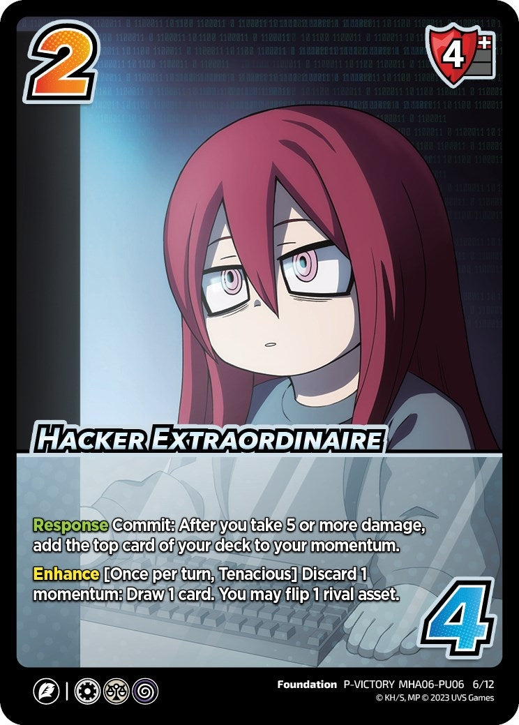 Image for Hacker Extraordinaire (Plus Ultra Pack 6 Victory) (UniVersus: My Hero Academia Promo Cards) (P-VICTORY MHA06-PU06 6/12) - UniVersus