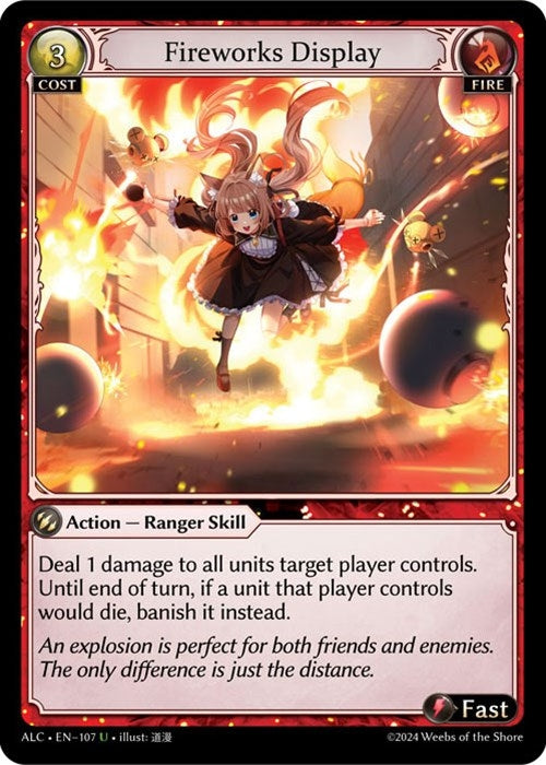 Image for Fireworks Display (Alchemical Revolution) (107) - Grand Archive TCG