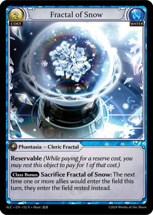 Image for Fractal of Snow (Alchemical Revolution) (132) - Grand Archive TCG