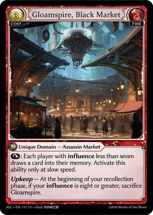 Image for Gloamspire, Black Market (Alchemical Revolution) (111) - Grand Archive TCG