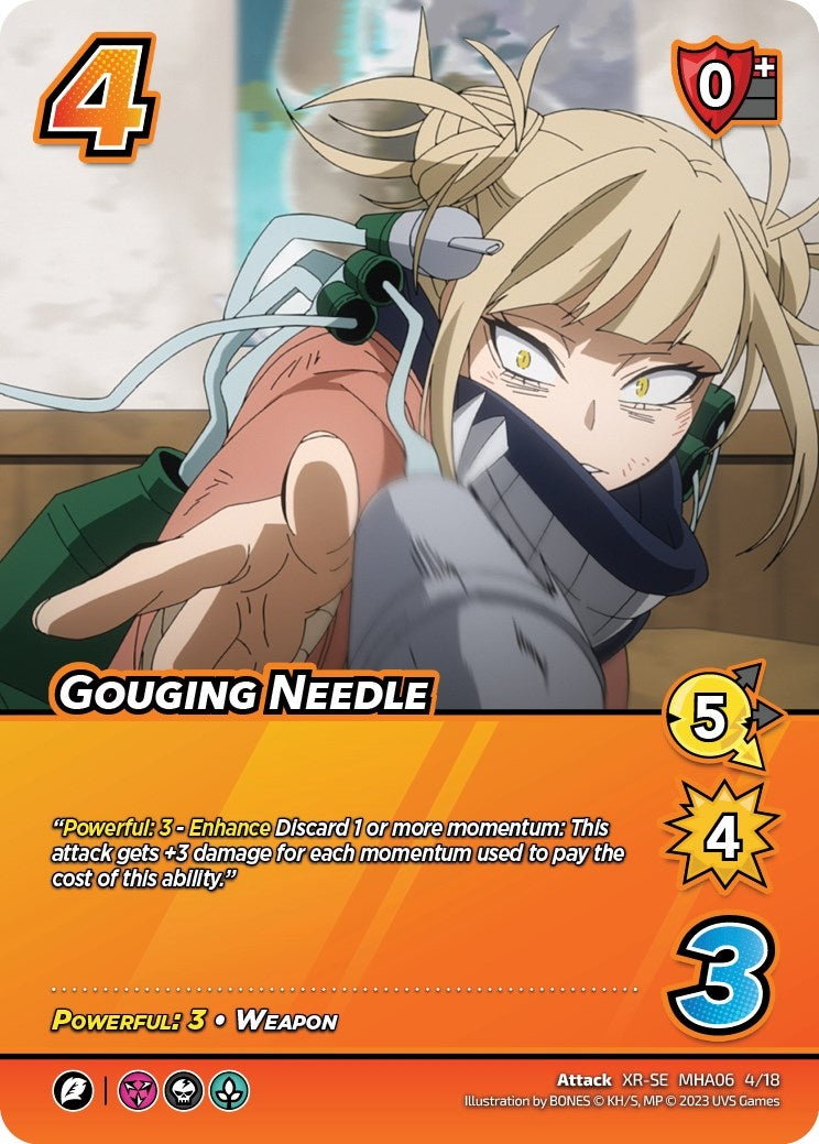 Image for Gouging Needle (XR) (UniVersus: My Hero Academia: Jet Burn) (4/18) - UniVersus