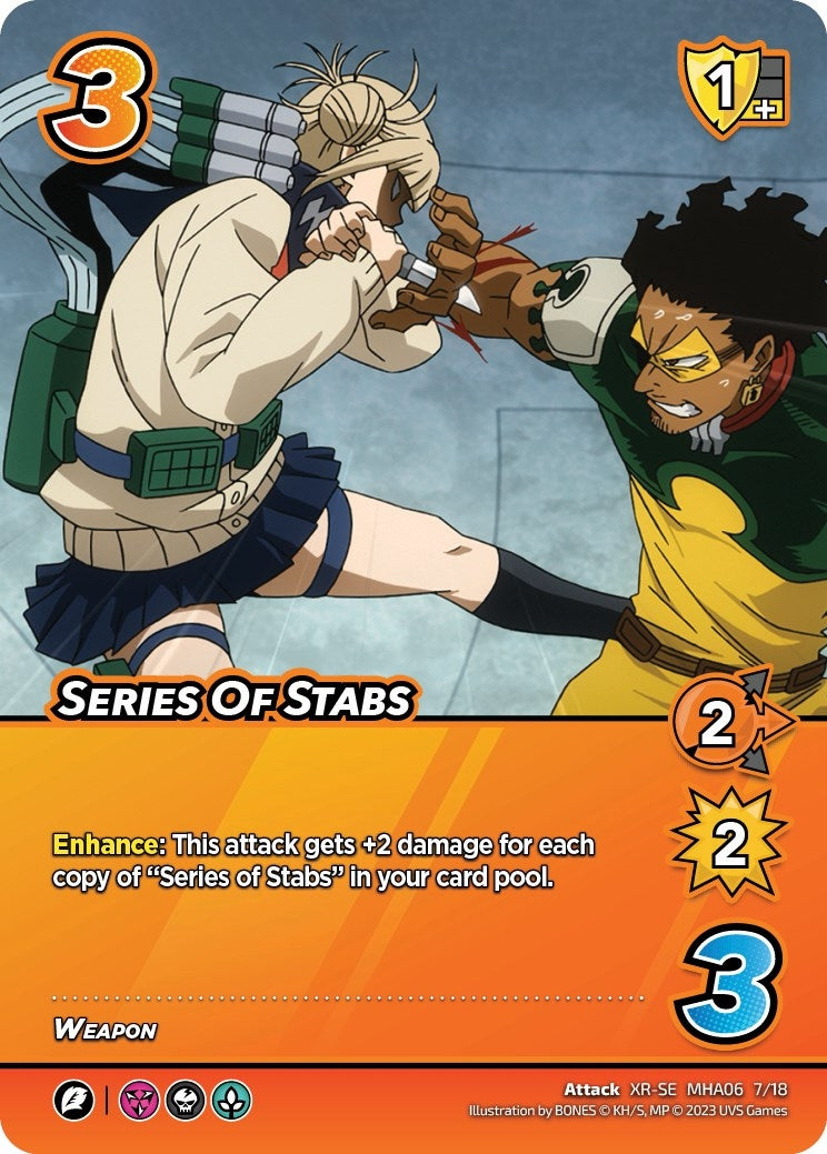 Image for Series Of Stabs (XR) (UniVersus: My Hero Academia: Jet Burn) (7/18) - UniVersus