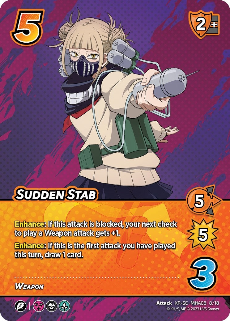 Image for Sudden Stab (XR) (UniVersus: My Hero Academia: Jet Burn) (8/18) - UniVersus