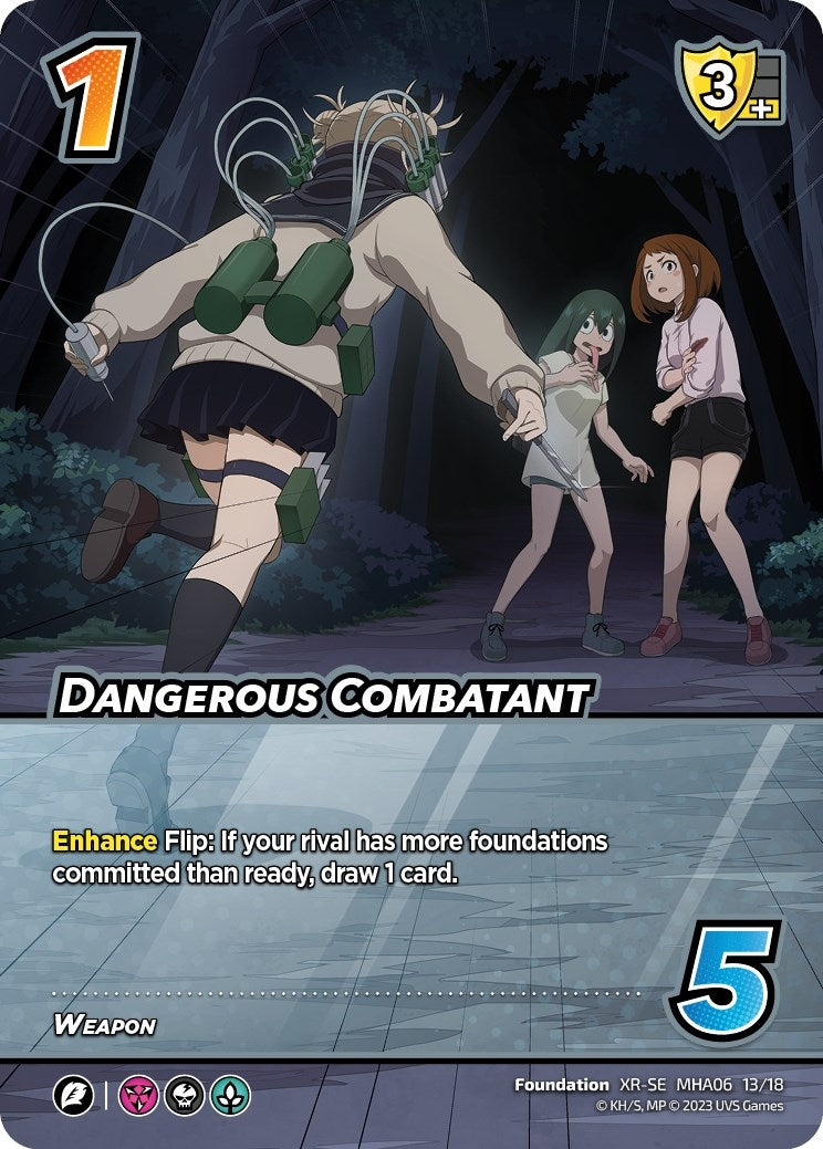 Image for Dangerous Combatant (XR) (UniVersus: My Hero Academia: Jet Burn) (13/18) - UniVersus