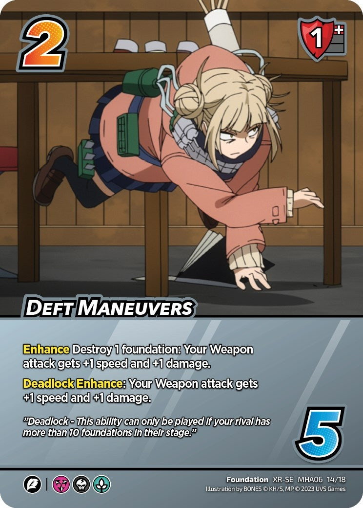 Image for Deft Maneuvers (XR) (UniVersus: My Hero Academia: Jet Burn) (14/18) - UniVersus
