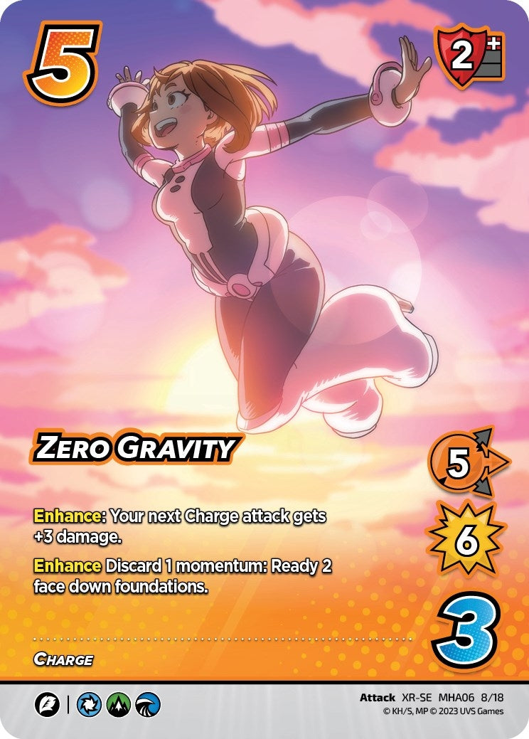 Image for Zero Gravity (XR) (UniVersus: My Hero Academia: Jet Burn) (8/18) - UniVersus