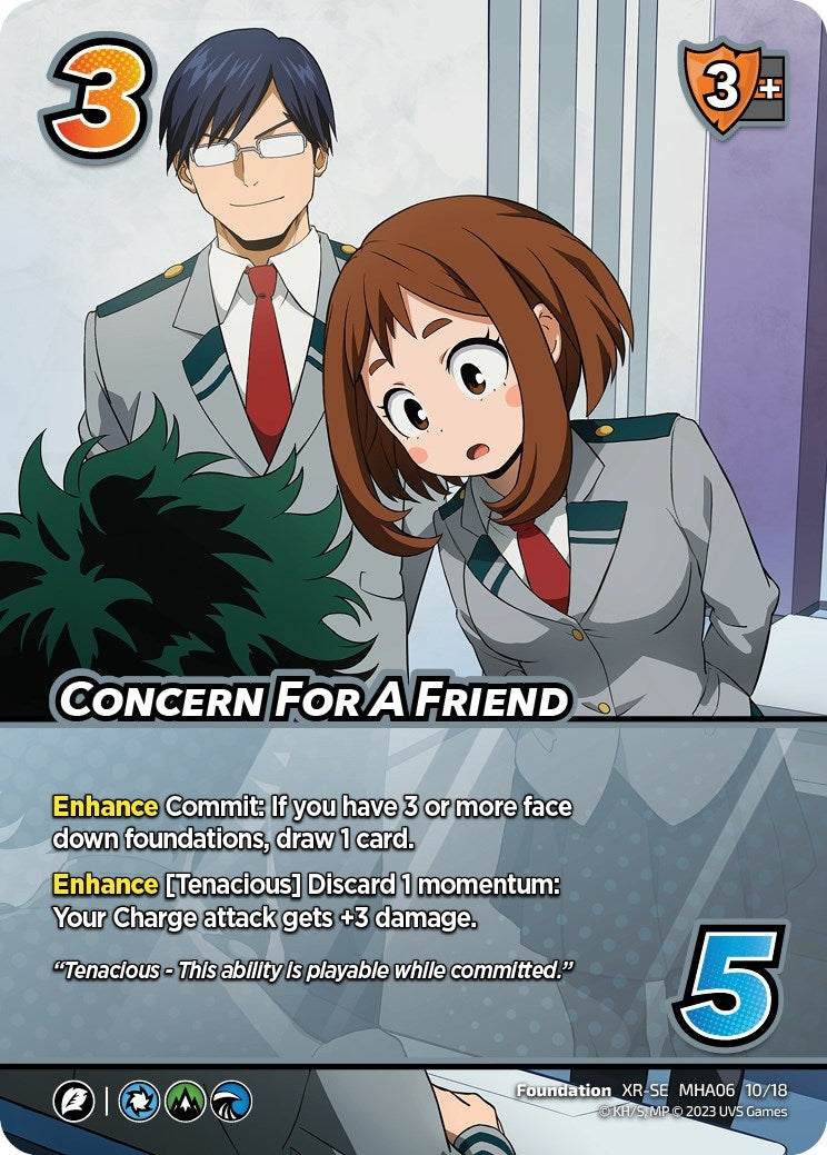 Image for Concern For A Friend (XR) (UniVersus: My Hero Academia: Jet Burn) (10/18) - UniVersus