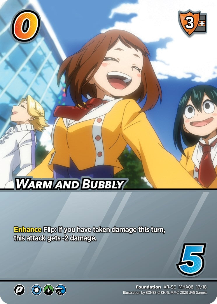 Image for Warm and Bubbly (XR) (UniVersus: My Hero Academia: Jet Burn) (17/18) - UniVersus