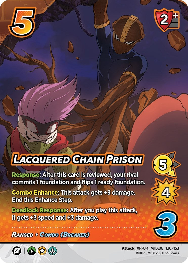 Image for Lacquered Chain Prison (XR) (UniVersus: My Hero Academia: Jet Burn) (130/153) - UniVersus