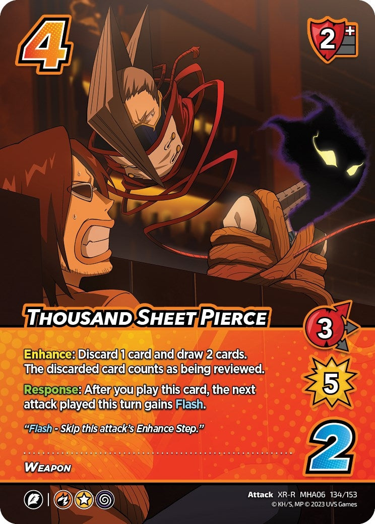 Image for Thousand Sheet Pierce (XR) (UniVersus: My Hero Academia: Jet Burn) (134/153) - UniVersus