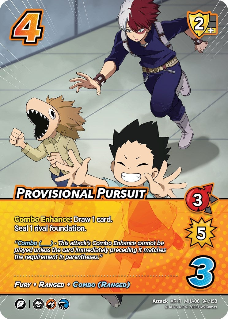 Image for Provisional Pursuit (XR) (UniVersus: My Hero Academia: Jet Burn) (94/153) - UniVersus