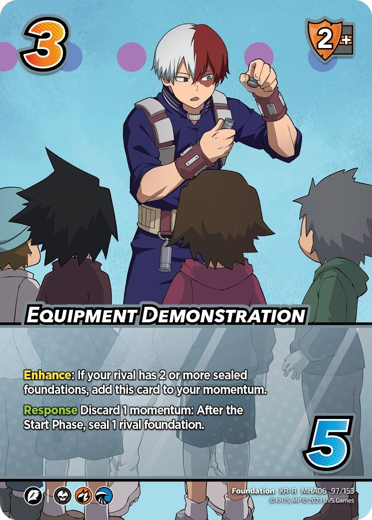 Image for Equipment Demonstration (XR) (UniVersus: My Hero Academia: Jet Burn) (97/153) - UniVersus