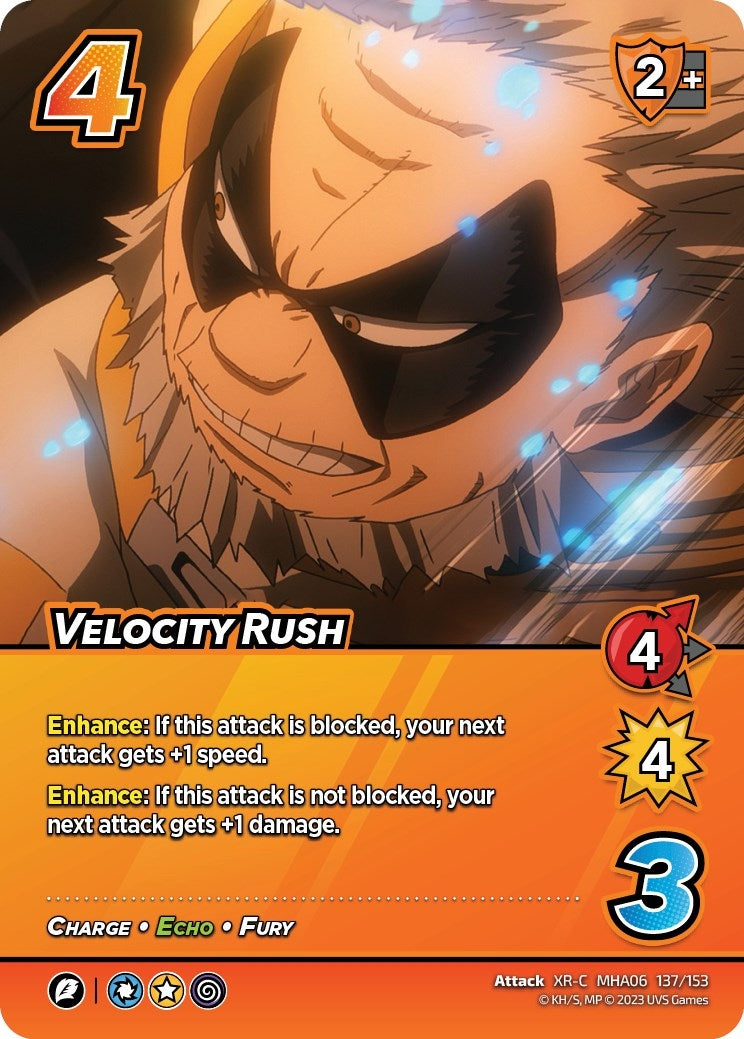Image for Velocity Rush (XR) (UniVersus: My Hero Academia: Jet Burn) (137/153) - UniVersus