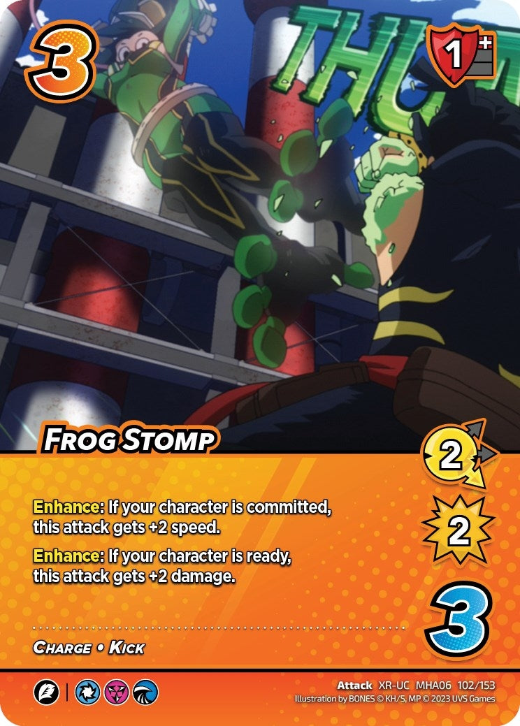 Image for Frog Stomp (XR) (UniVersus: My Hero Academia: Jet Burn) (102/153) - UniVersus