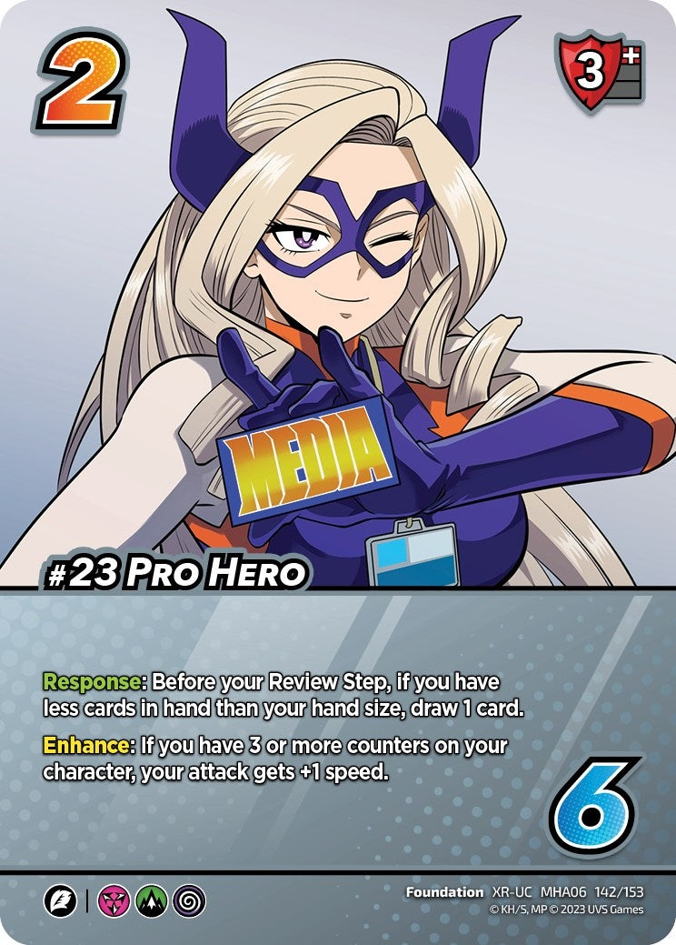 Image for #23 Pro Hero (XR) (UniVersus: My Hero Academia: Jet Burn) (142/153) - UniVersus