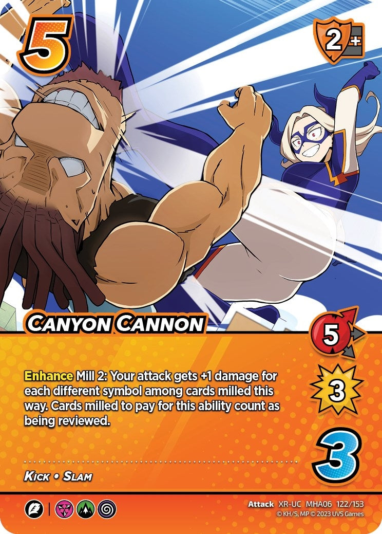 Image for Canyon Cannon (XR) (UniVersus: My Hero Academia: Jet Burn) (122/153) - UniVersus