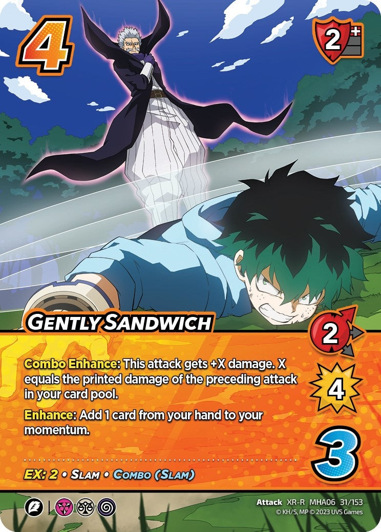 Image for Gently Sandwich (XR) (UniVersus: My Hero Academia: Jet Burn) (31/153) - UniVersus