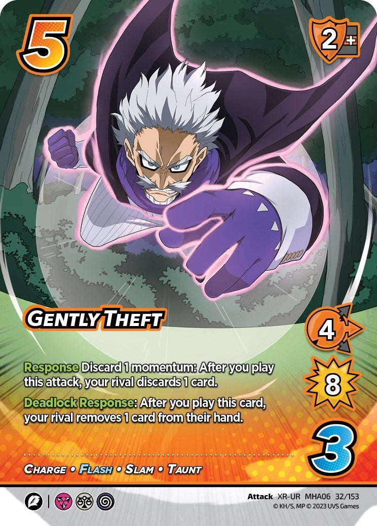 Image for Gently Theft (XR) (UniVersus: My Hero Academia: Jet Burn) (32/153) - UniVersus