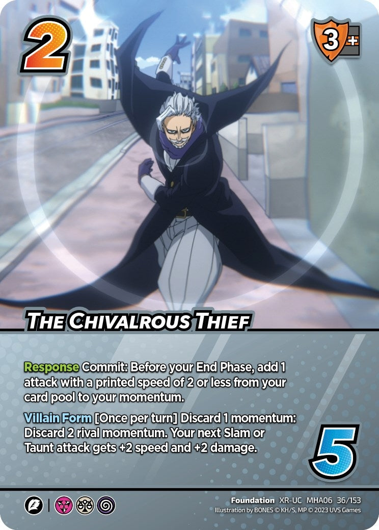 Image for The Chivalrous Thief (XR) (UniVersus: My Hero Academia: Jet Burn) (36/153) - UniVersus