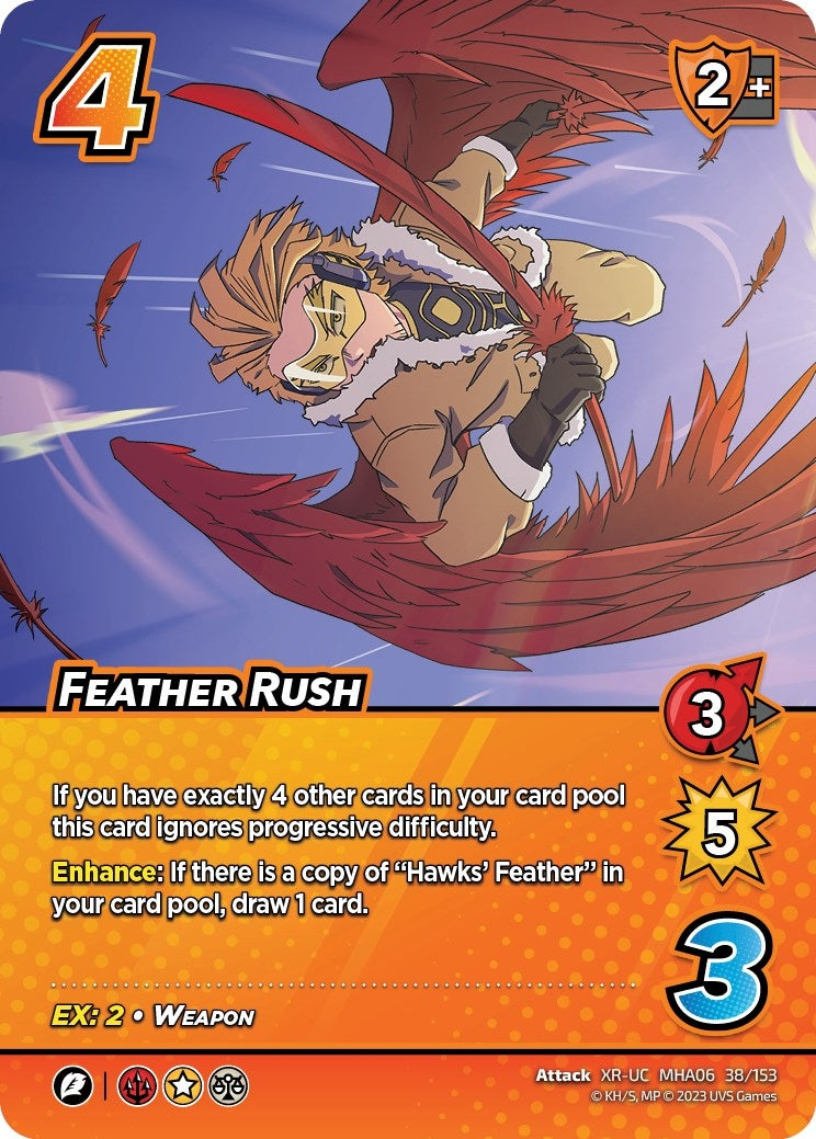 Image for Feather Rush (XR) (UniVersus: My Hero Academia: Jet Burn) (38/153) - UniVersus