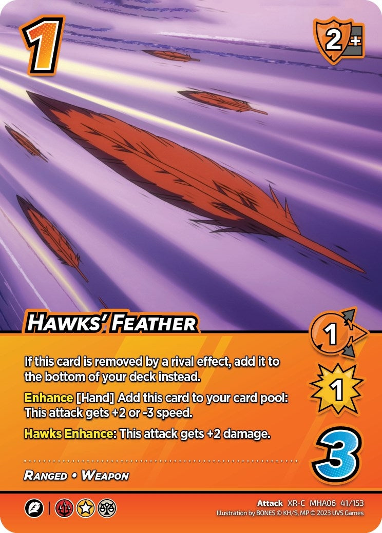 Image for Hawks' Feather (XR) (UniVersus: My Hero Academia: Jet Burn) (41/153) - UniVersus