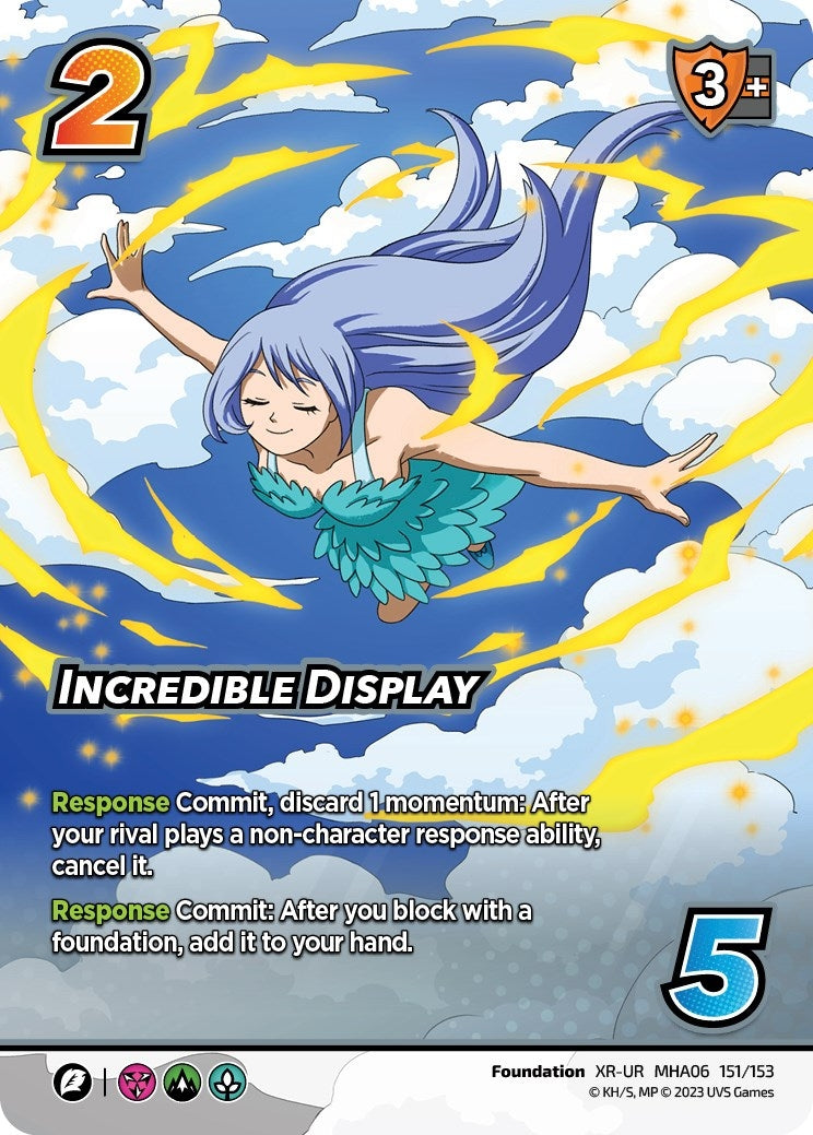 Image for Incredible Display (XR) (UniVersus: My Hero Academia: Jet Burn) (151/153) - UniVersus