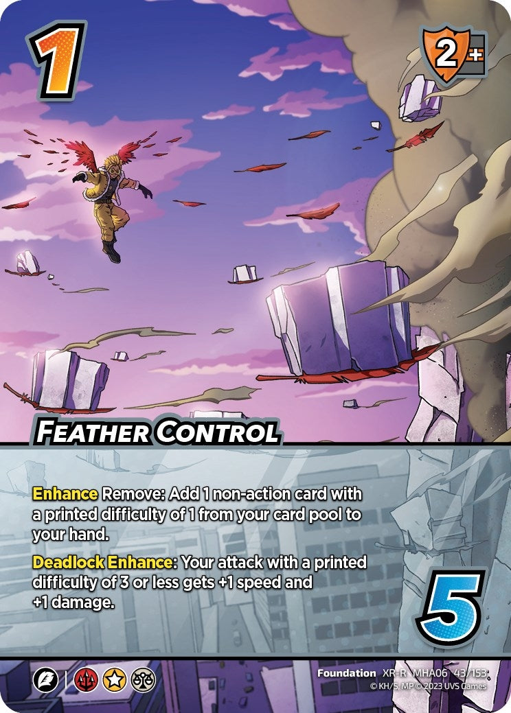 Image for Feather Control (XR) (UniVersus: My Hero Academia: Jet Burn) (43/153) - UniVersus