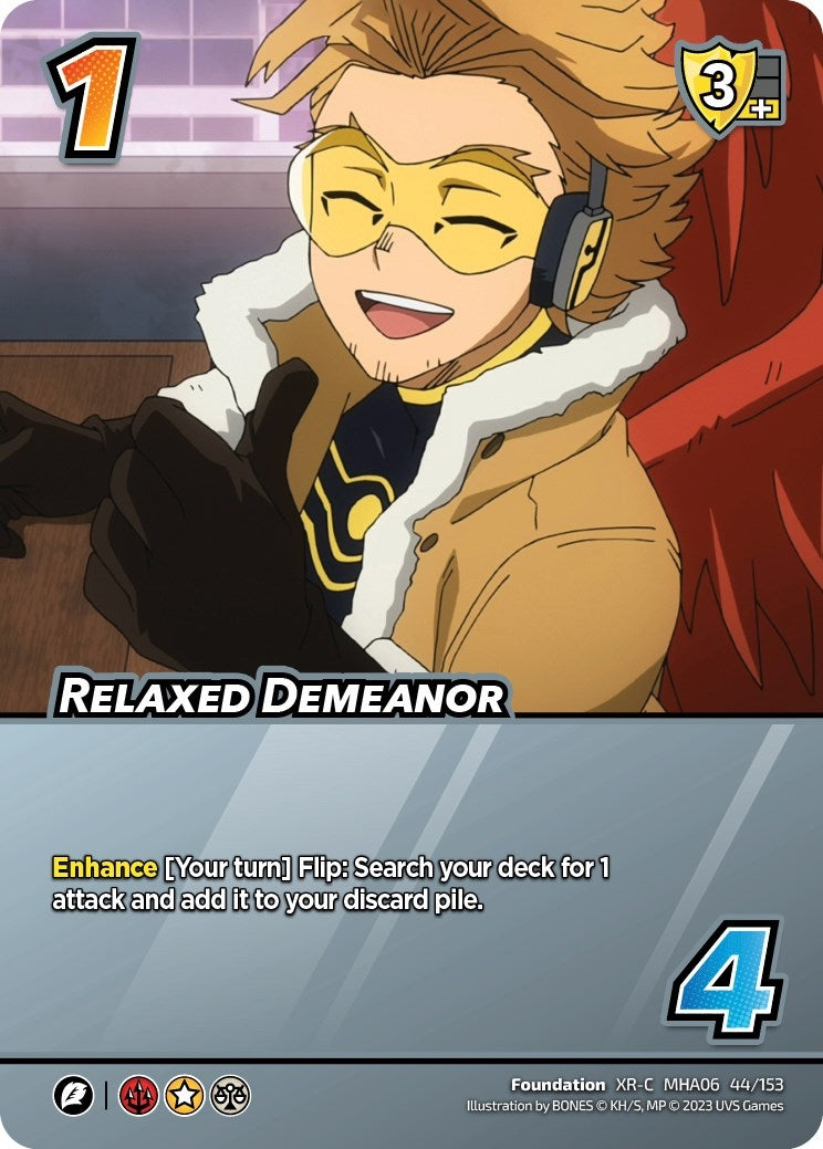 Image for Relaxed Demeanor (XR) (UniVersus: My Hero Academia: Jet Burn) (44/153) - UniVersus